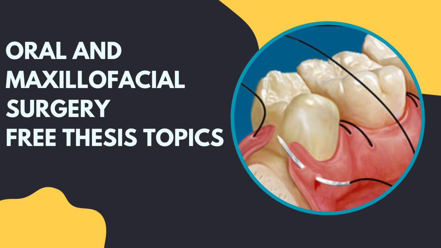 thesis in oral and maxillofacial surgery