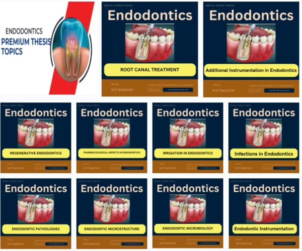 thesis topics in conservative dentistry and endodontics