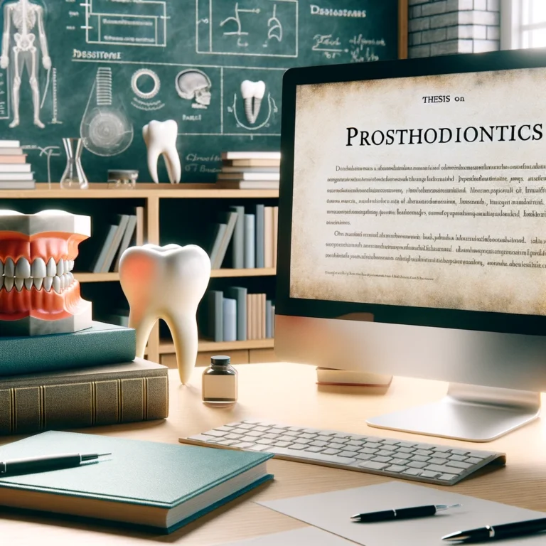 thesis topics of prosthodontics