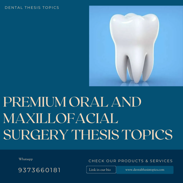 premium omfs thesis topics