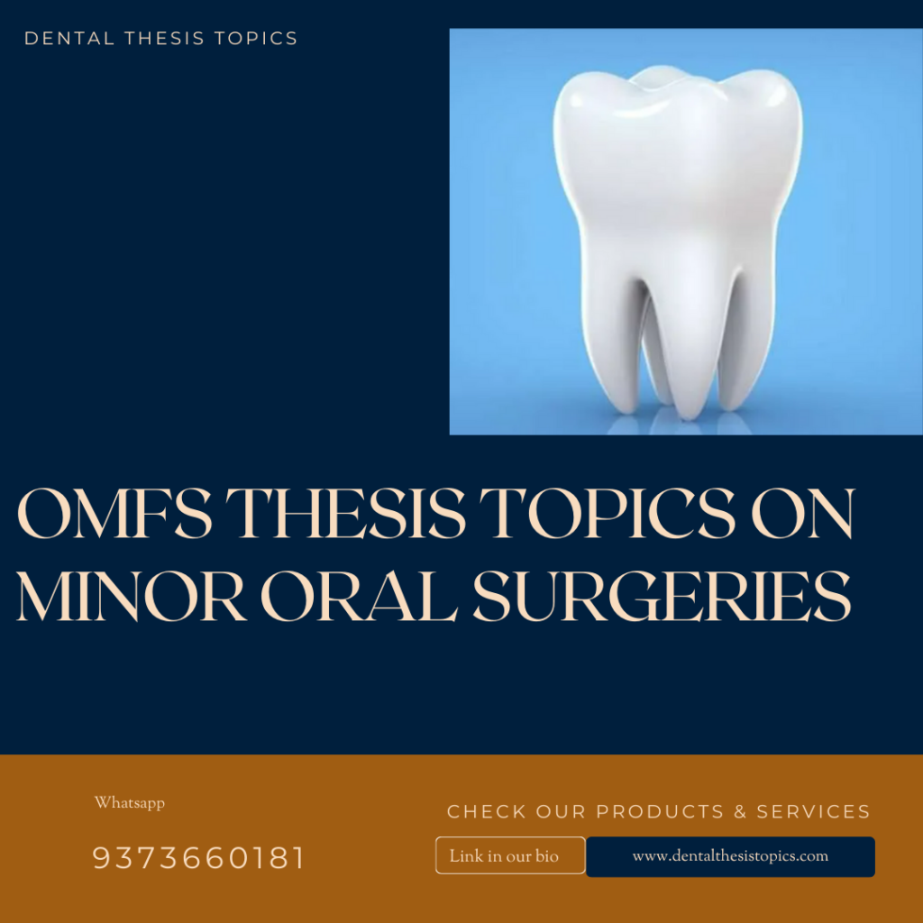 Minor Oral Surgeries