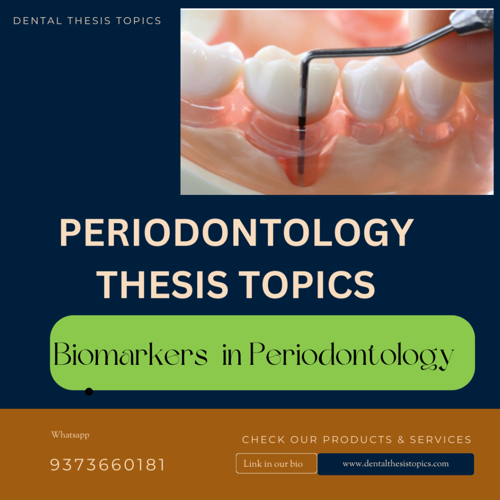 Biomarkers in Periodontology