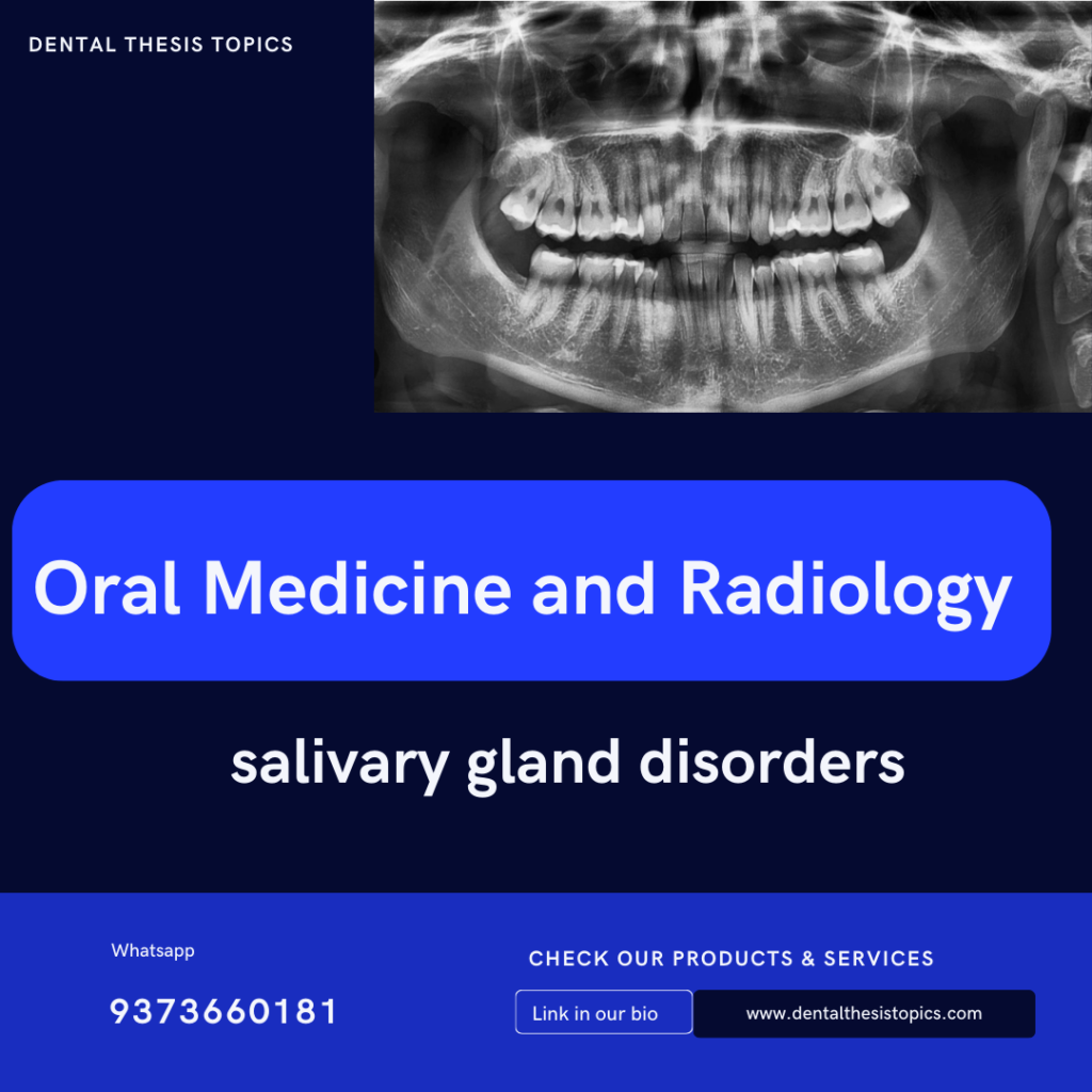 Salivary Gland Disorders