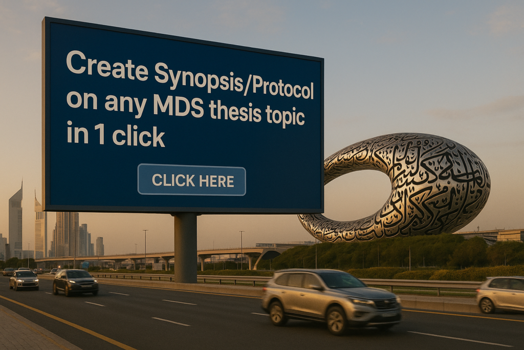 Dental Thesis Protocol